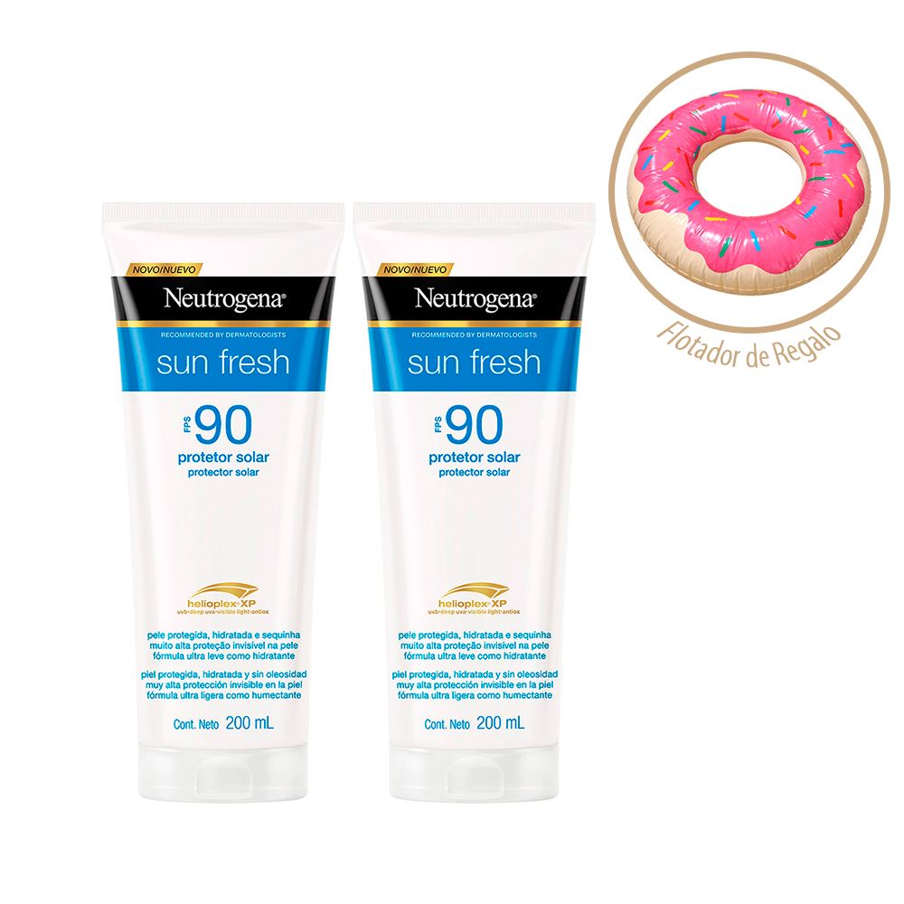 Neutrogena Pack X2 Sun Fresh Bloqueador Solar Fps 90 200 Ml